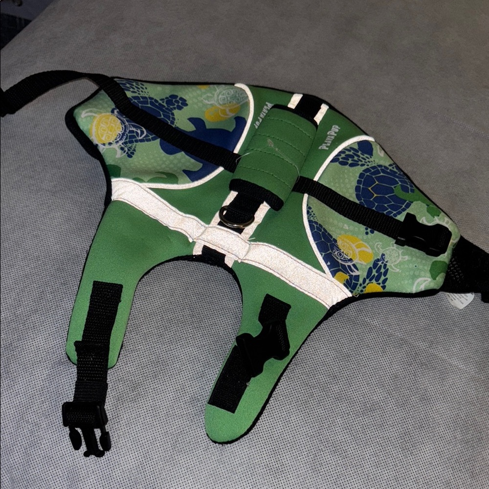 Playa Pup Green Dog Life Jacket XS